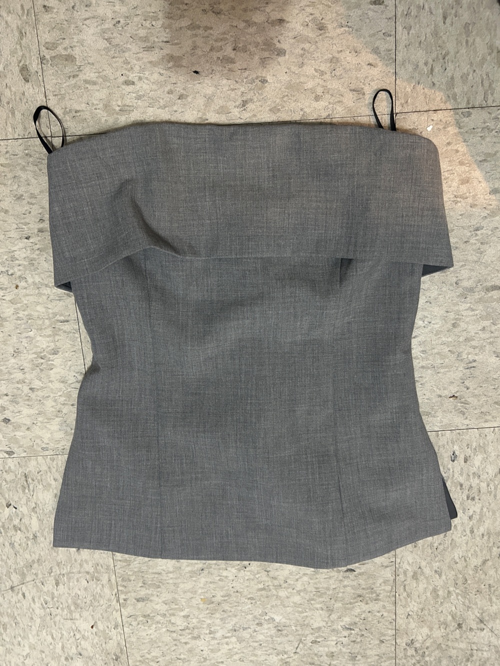 Babaton Grey Element Tube Top